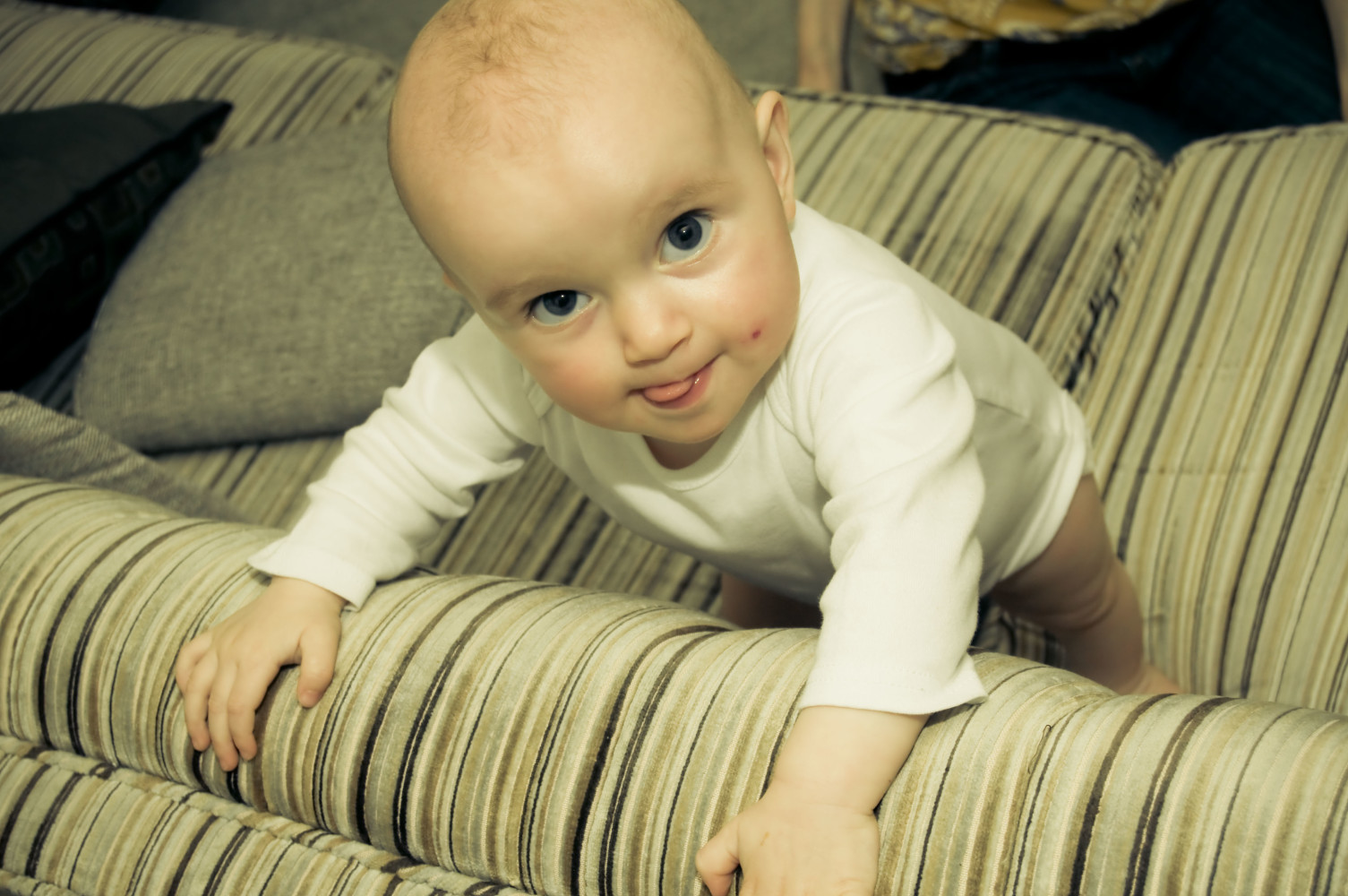 Baby crawling