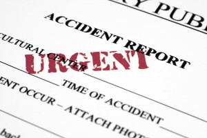 Accident report photo