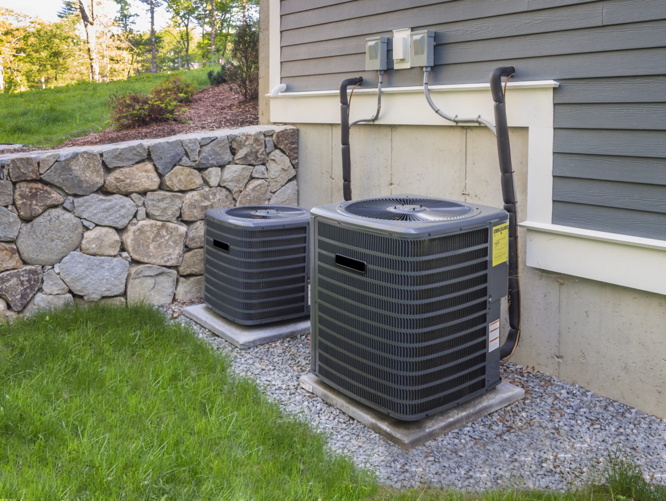 HVAC residential units photo by Wade Insurance Agency